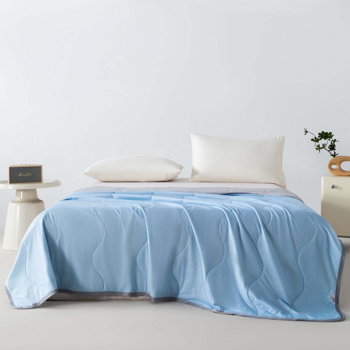 91家纺网 家纺一手货源 找家纺 （总）畅销被业 2026新款凉感丝夏凉被夏被-大波浪