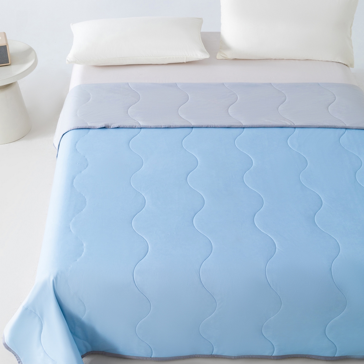 91家纺网 家纺一手货源 找家纺 （总）畅销被业 2026新款凉感丝夏凉被夏被-大波浪