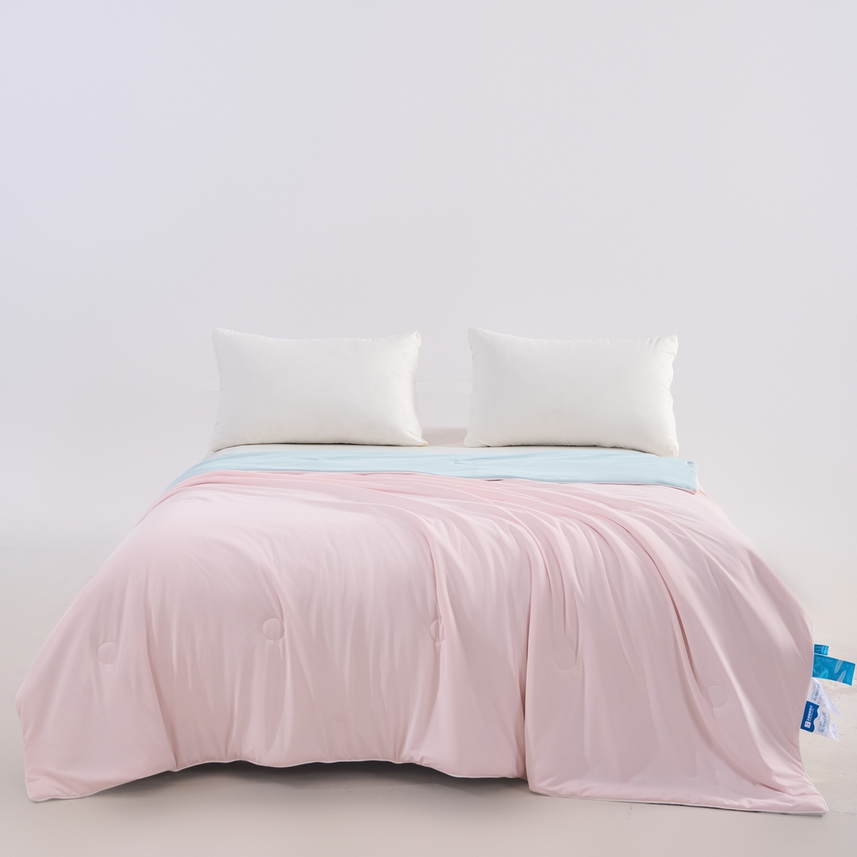 91家纺网 家纺一手货源 找家纺 （总）苏羿家纺 2026春夏新款A类踩棉工艺凉感丝纯色夏被空调被夏凉被 被子被芯