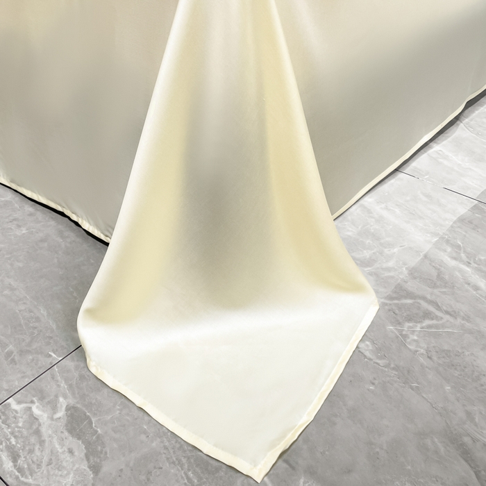 91家纺网 家纺一手货源 找家纺 席佬大 2026新款水洗冰丝夏被 夏被四件套 南瓜—奶白米黄