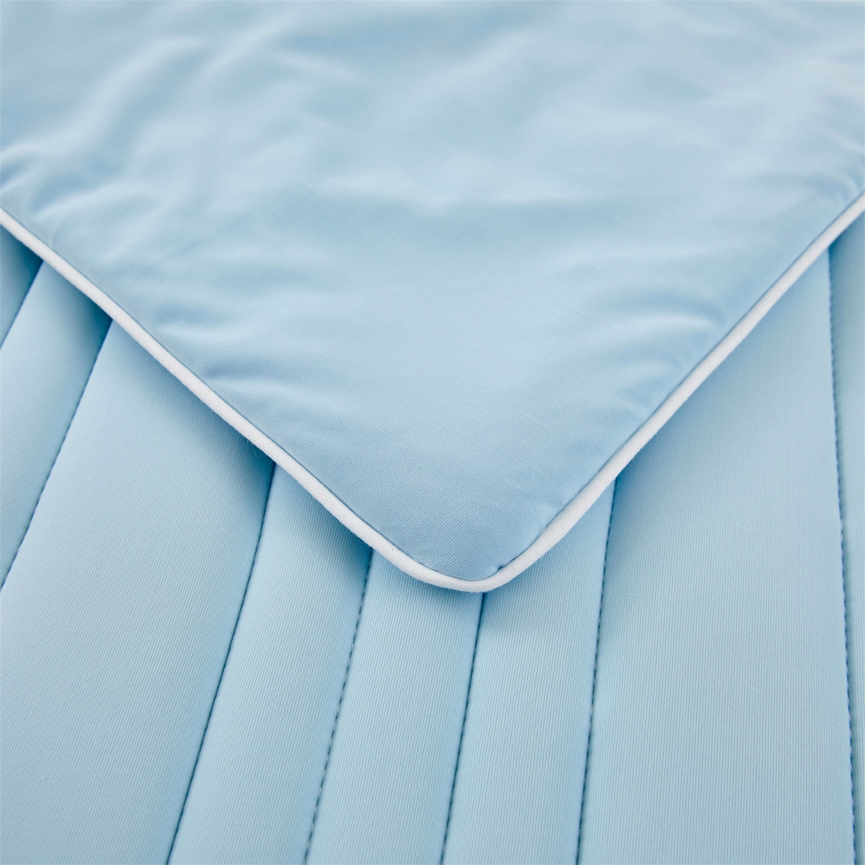 91家纺网 家纺一手货源 找家纺 （总）雯豆家纺 2026春夏新款氨纶凉感丝床笠夏被四件套0.28凉感值空调被子被芯