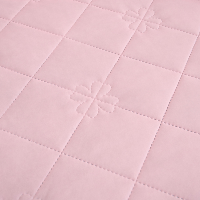 91家纺网 家纺一手货源 找家纺 畅销被业 2026新款跨境外贸凉感丝纯色压花夏被系列 浅粉