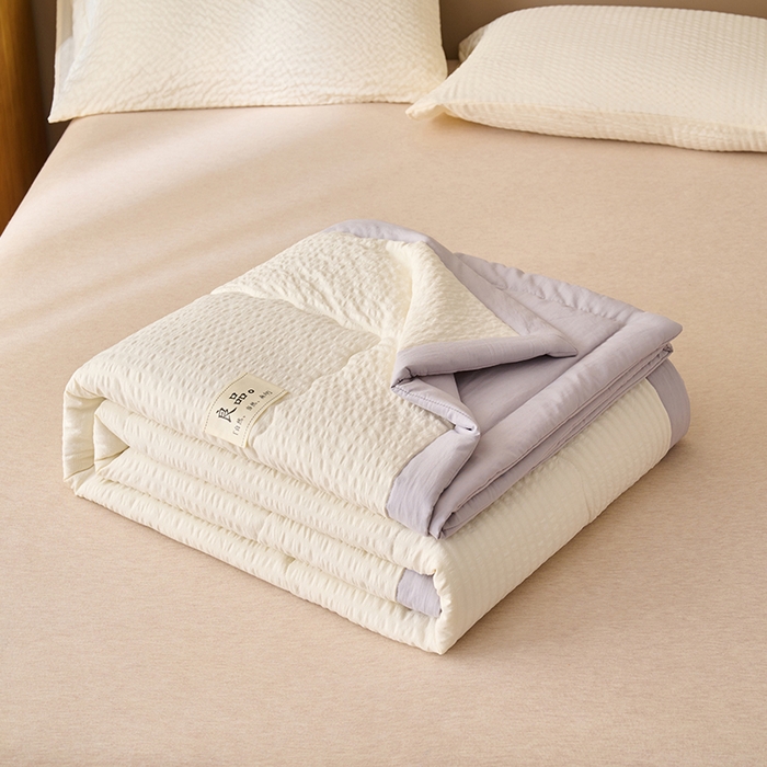 91家纺网 家纺一手货源 找家纺 （总）畅销被业 2026新款水洗棉泡泡格夏被