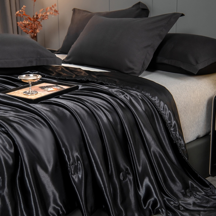 91家纺网 家纺一手货源 找家纺 （总）畅销被业 2026新款仿真丝夏被夏凉被空调被（外贸跨境）