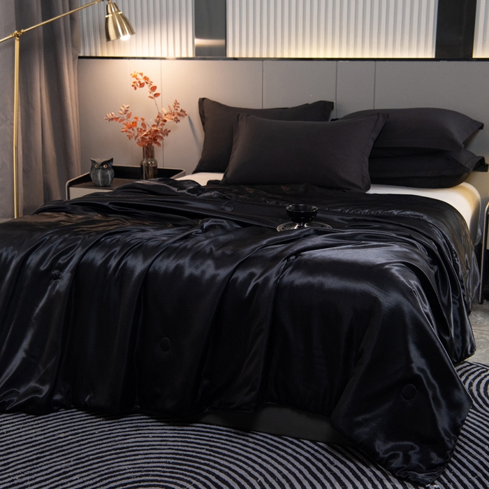 91家纺网 家纺一手货源 找家纺 （总）畅销被业 2026新款仿真丝夏被夏凉被空调被（外贸跨境）