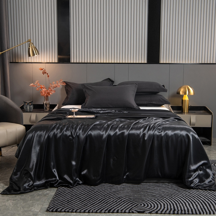 91家纺网 家纺一手货源 找家纺 （总）畅销被业 2026新款仿真丝夏被夏凉被空调被（外贸跨境）