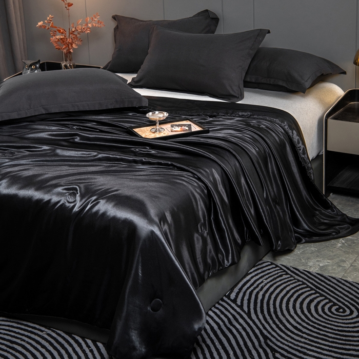 91家纺网 家纺一手货源 找家纺 （总）畅销被业 2026新款仿真丝夏被夏凉被空调被（外贸跨境）