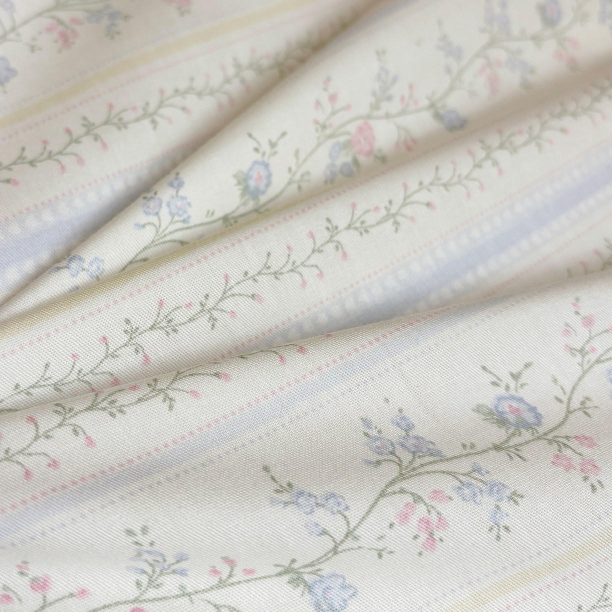 91家纺网 家纺一手货源 找家纺 满座家居 2026新款法式纯棉花边全棉床盖四件套小碎花田园风 知梦