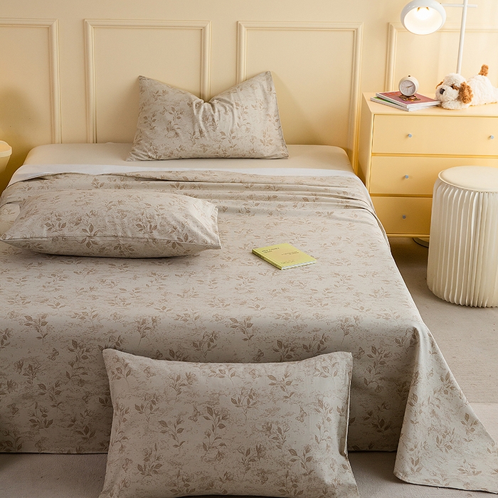 91家纺网 家纺一手货源 找家纺 慕尚家纺 2026新款全棉纯棉老粗布凉席席子 风雅