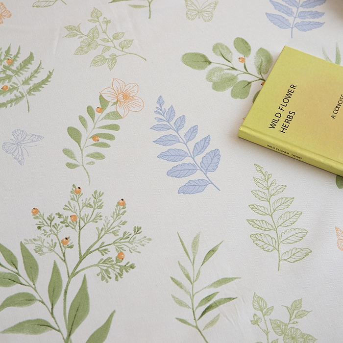 91家纺网 家纺一手货源 找家纺 慕尚家纺 2026新款全棉纯棉老粗布凉席席子 青枝漫叶