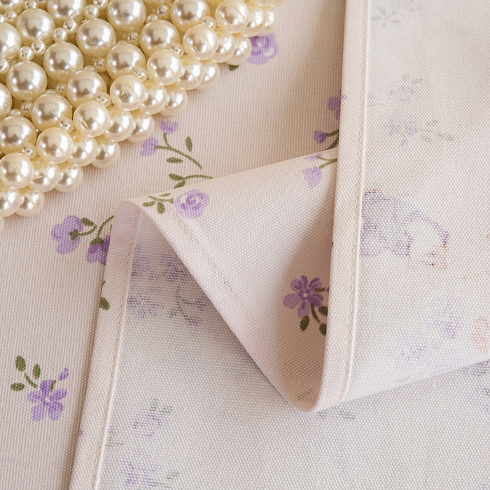 91家纺网 家纺一手货源 找家纺 慕尚家纺 2026新款全棉纯棉老粗布凉席席子 花间兔-紫