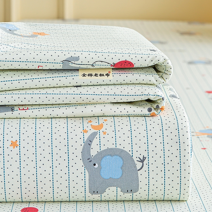 慕尚家纺 2026新款全棉纯棉老粗布凉席席子 星象小馆