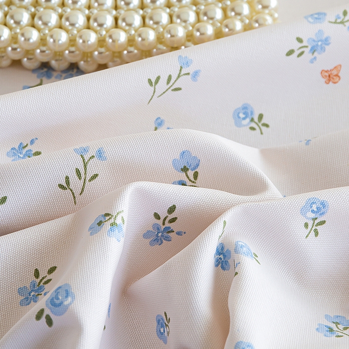 91家纺网 家纺一手货源 找家纺 慕尚家纺 2026新款全棉纯棉老粗布凉席席子 花间兔-蓝