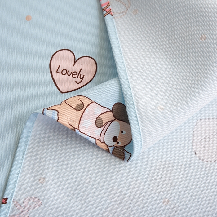 91家纺网 家纺一手货源 找家纺 慕尚家纺 2026新款全棉纯棉老粗布凉席席子 小狗日记