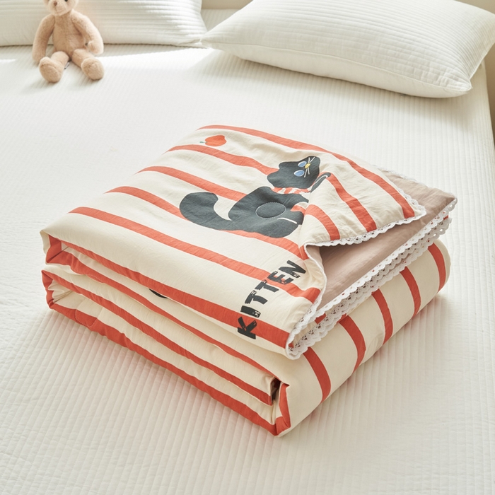 91家纺网 家纺一手货源 找家纺 （总）畅销被业 2026新款A类水洗棉印花夏被空调被夏凉被