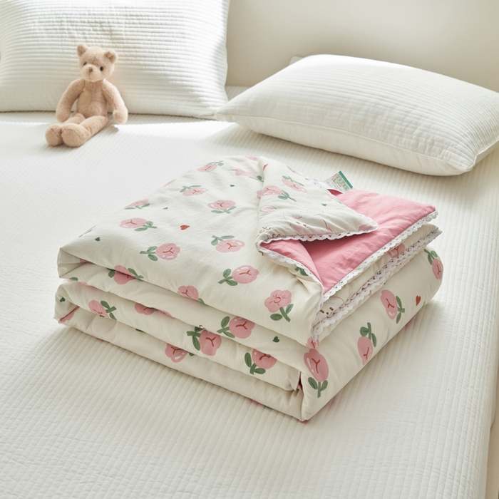 91家纺网 家纺一手货源 找家纺 （总）畅销被业 2026新款A类水洗棉印花夏被空调被夏凉被