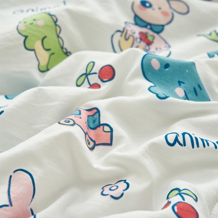 91家纺网 家纺一手货源 找家纺 畅销被业 2026新款A类水洗棉印花夏被空调被夏凉被 狂欢派对