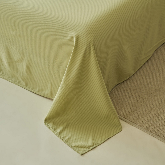 91家纺网 家纺一手货源 找家纺 畅销被业 2026新款A类泡芙棉印花夏被四件套 凯伦庄园