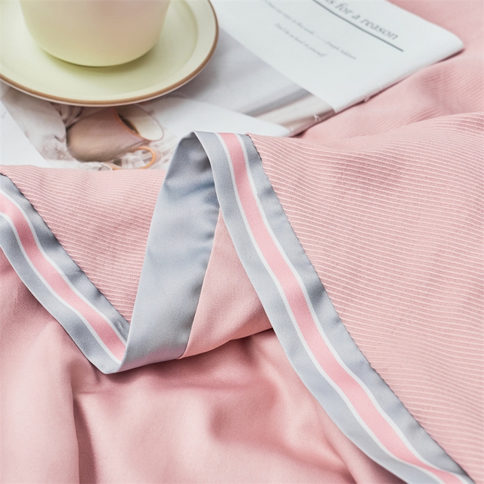 91家纺网 家纺一手货源 找家纺 畅销被业 2026新款燕窝蛋白夏被 被子被芯 夏凉被 藕荷粉