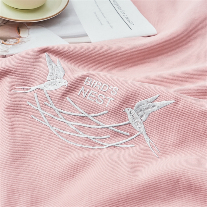 91家纺网 家纺一手货源 找家纺 畅销被业 2026新款燕窝蛋白夏被 被子被芯 夏凉被 藕荷粉