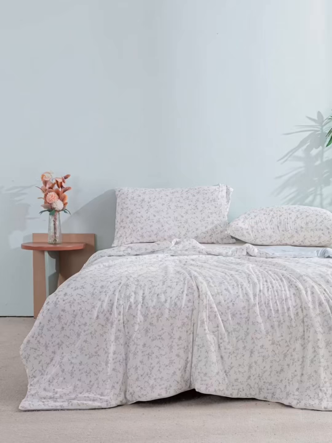 91家纺网 家纺一手货源 找家纺 （总）苏羿家纺 2026春夏新款A类踩棉工艺凉感丝印花夏被夏凉被空调被