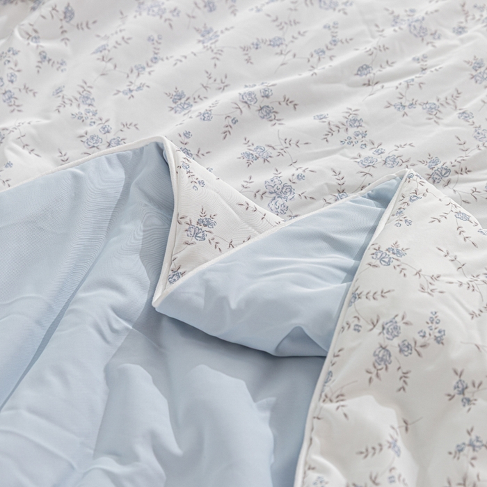 91家纺网 家纺一手货源 找家纺 （总）苏羿家纺 2026春夏新款A类踩棉工艺凉感丝印花夏被夏凉被空调被