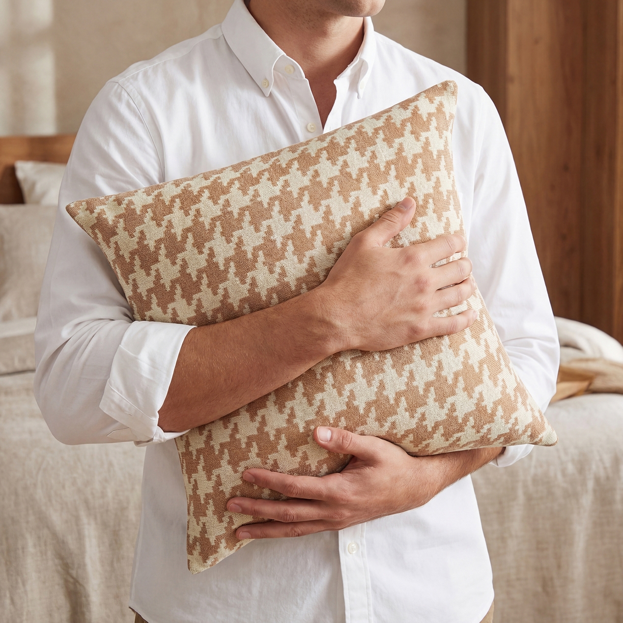 91家纺网 家纺一手货源 找家纺 （总）暖绵绵家纺 2026新款昂斯格抱枕套