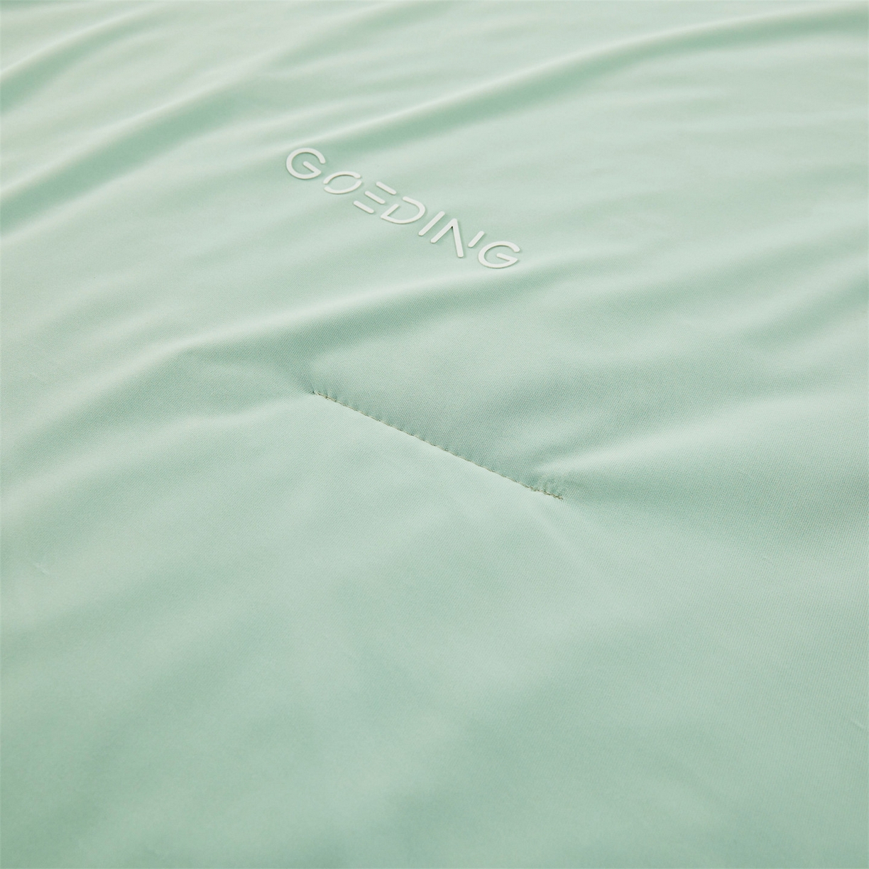 91家纺网 家纺一手货源 找家纺 雯豆家纺 2026春夏新款氨纶凉感丝床笠夏被四件套0.28凉感值空调被子被芯 知夏-青草绿