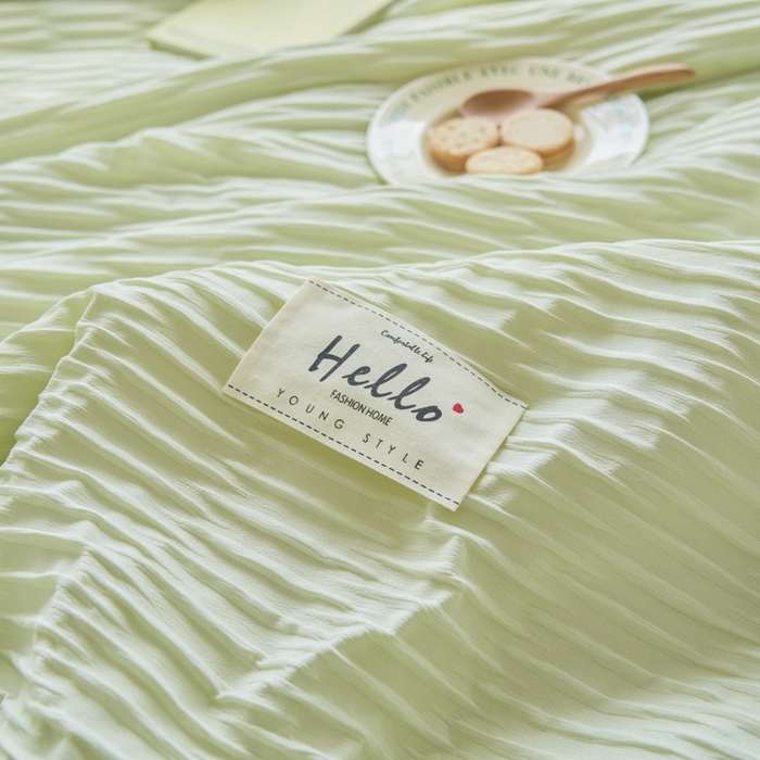 91家纺网 家纺一手货源 找家纺 （总）畅销被业 2026新款泡泡纱水洗棉夏被四件套 被子被芯