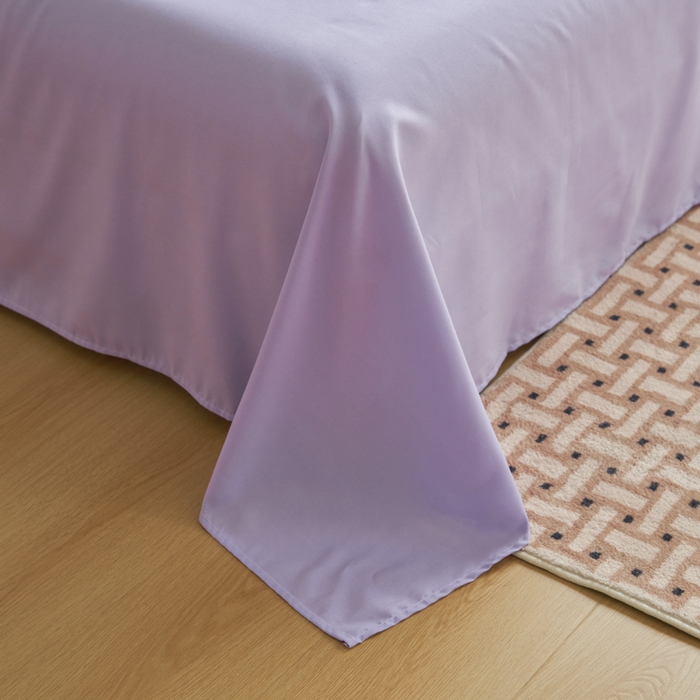 91家纺网 家纺一手货源 找家纺 畅销被业 2026新款泡泡纱水洗棉夏被四件套 被子被芯 泡泡纱-浅紫色