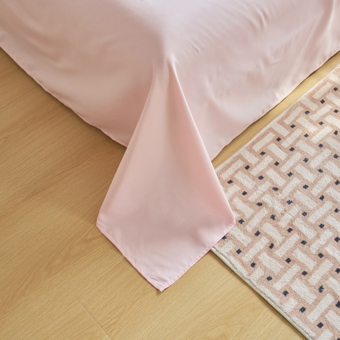 91家纺网 家纺一手货源 找家纺 畅销被业 2026新款泡泡纱水洗棉夏被四件套 被子被芯 泡泡纱-浅粉色