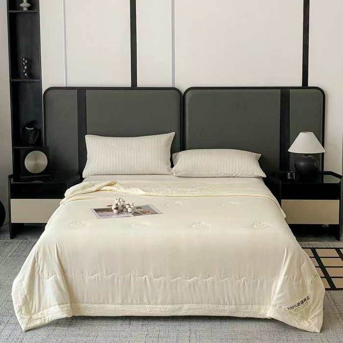 91家纺网 家纺一手货源 找家纺 （总）粉黛 2026新款新疆棉花夏被充填100%新疆棉