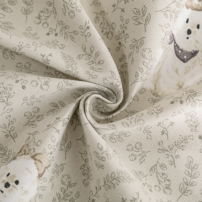 91家纺网 家纺一手货源 找家纺 博弈家纺   2026新款亲肤舒适原棉老粗布床单凉席三件套系列 花漾小狗