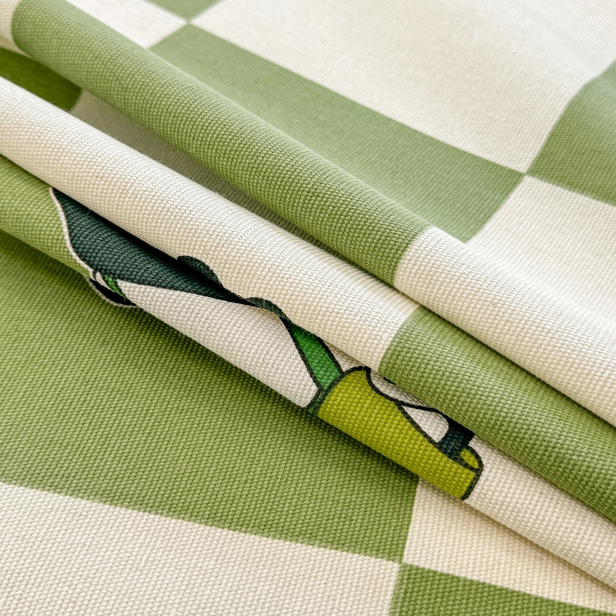 91家纺网 家纺一手货源 找家纺 博弈家纺   2026新款亲肤舒适原棉老粗布床单凉席三件套系列 可爱熊猫