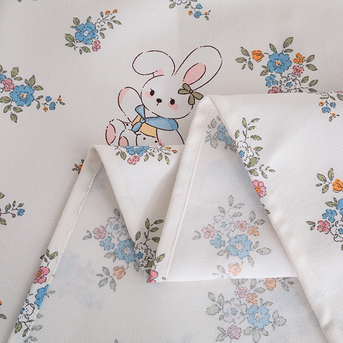 91家纺网 家纺一手货源 找家纺 博弈家纺   2026新款亲肤舒适原棉老粗布床单凉席三件套系列 苏莉熊-米