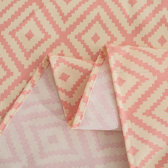 91家纺网 家纺一手货源 找家纺 博弈家纺   2026新款亲肤舒适原棉老粗布床单凉席三件套系列 图文迷宫-黄