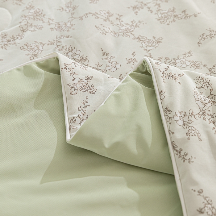 91家纺网 家纺一手货源 找家纺 苏羿家纺 2026春夏新款A类踩棉工艺凉感丝印花夏被夏凉被空调被 夏礼