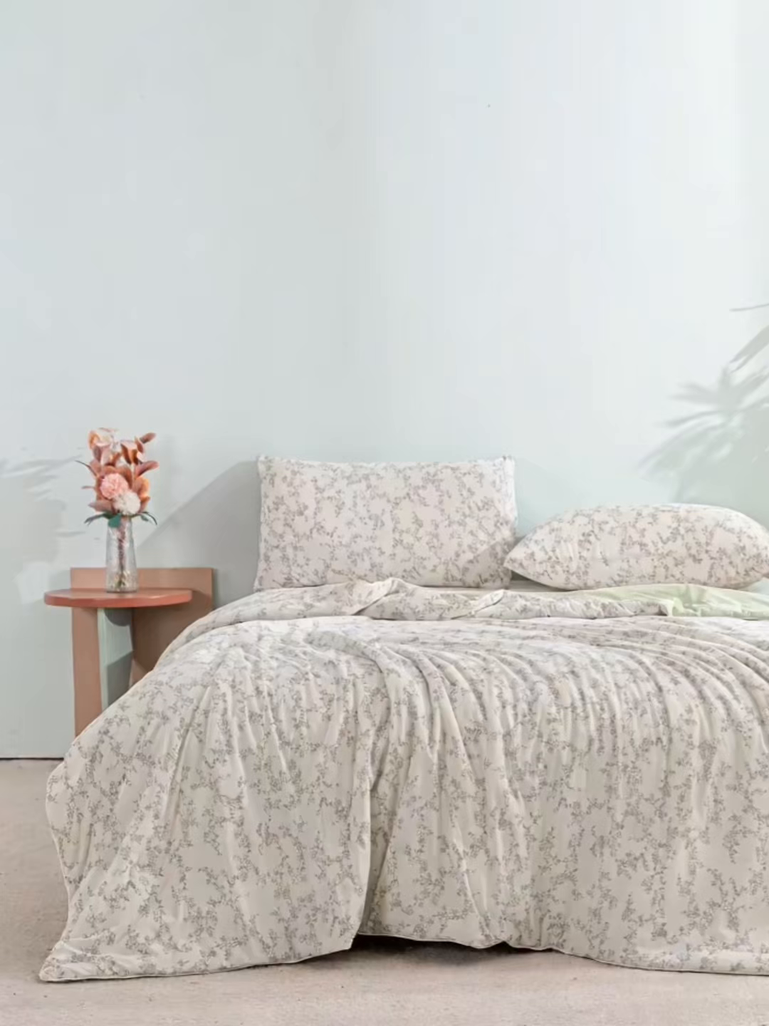 91家纺网 家纺一手货源 找家纺 苏羿家纺 2026春夏新款A类踩棉工艺凉感丝印花夏被夏凉被空调被 夏礼