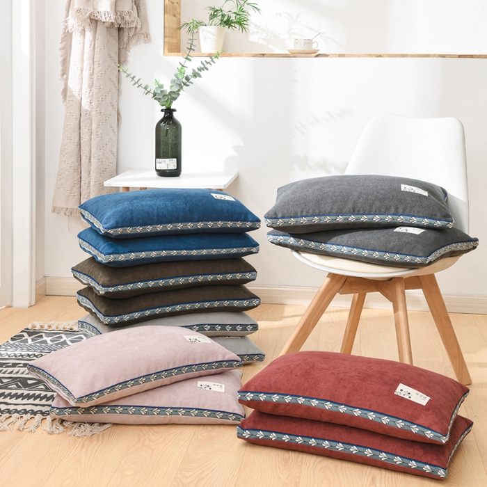 91家纺网 家纺一手货源 找家纺 （总）仁宇枕业 2026新款麻绒大号小号全荞麦枕头枕芯