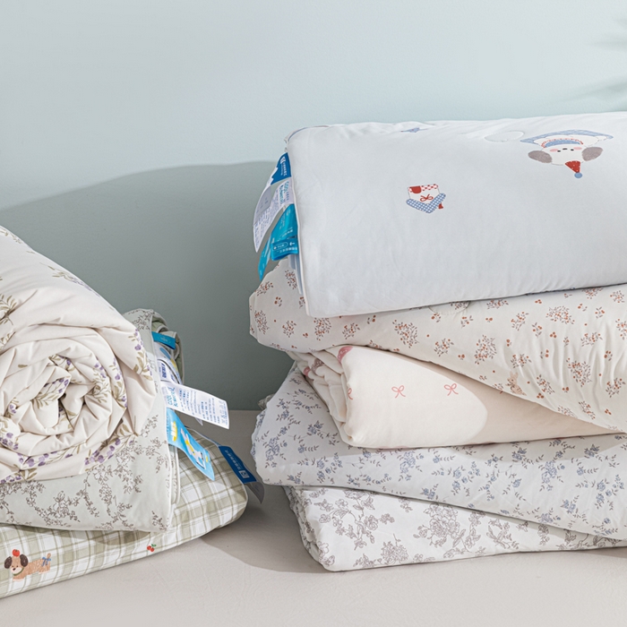 苏羿家纺 2026春夏新款A类踩棉工艺凉感丝印花夏被夏凉被空调被 组合图仅供展示不可下单