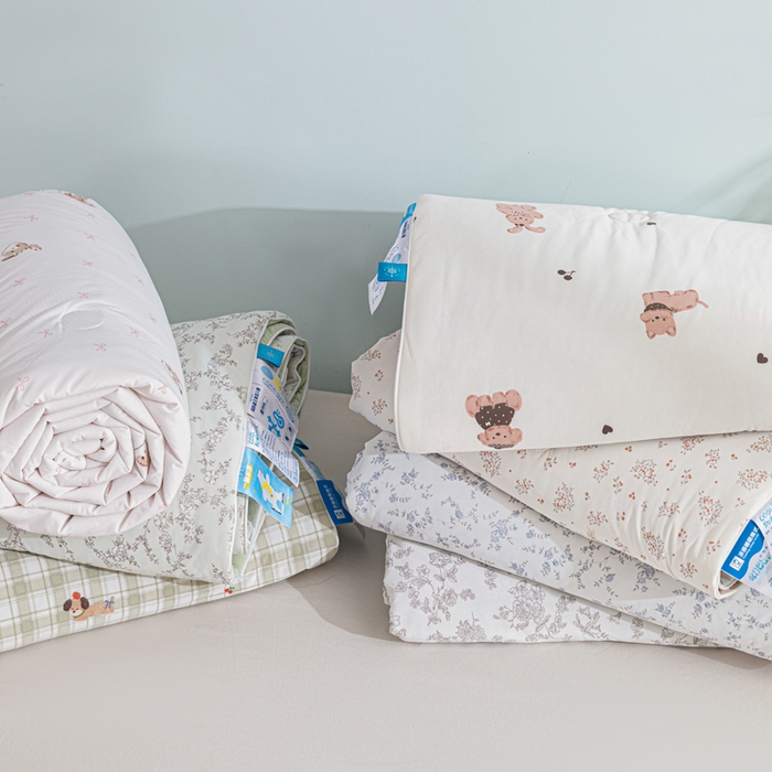 91家纺网 家纺一手货源 找家纺 苏羿家纺 2026春夏新款A类踩棉工艺凉感丝印花夏被夏凉被空调被 组合图仅供展示不可下单