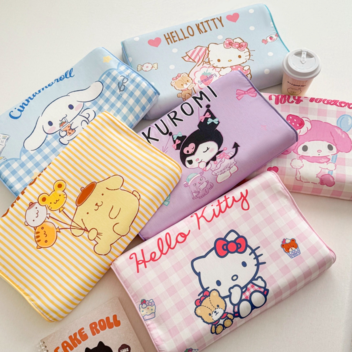 （总）花满路 2026新款卡通儿童三丽鸥枕头枕芯