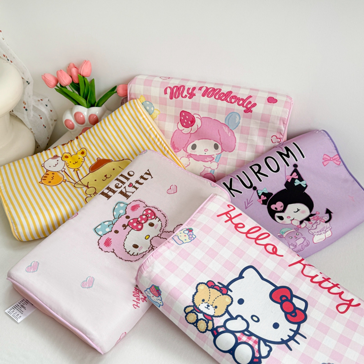 91家纺网 家纺一手货源 找家纺 （总）花满路 2026新款卡通儿童三丽鸥枕头枕芯