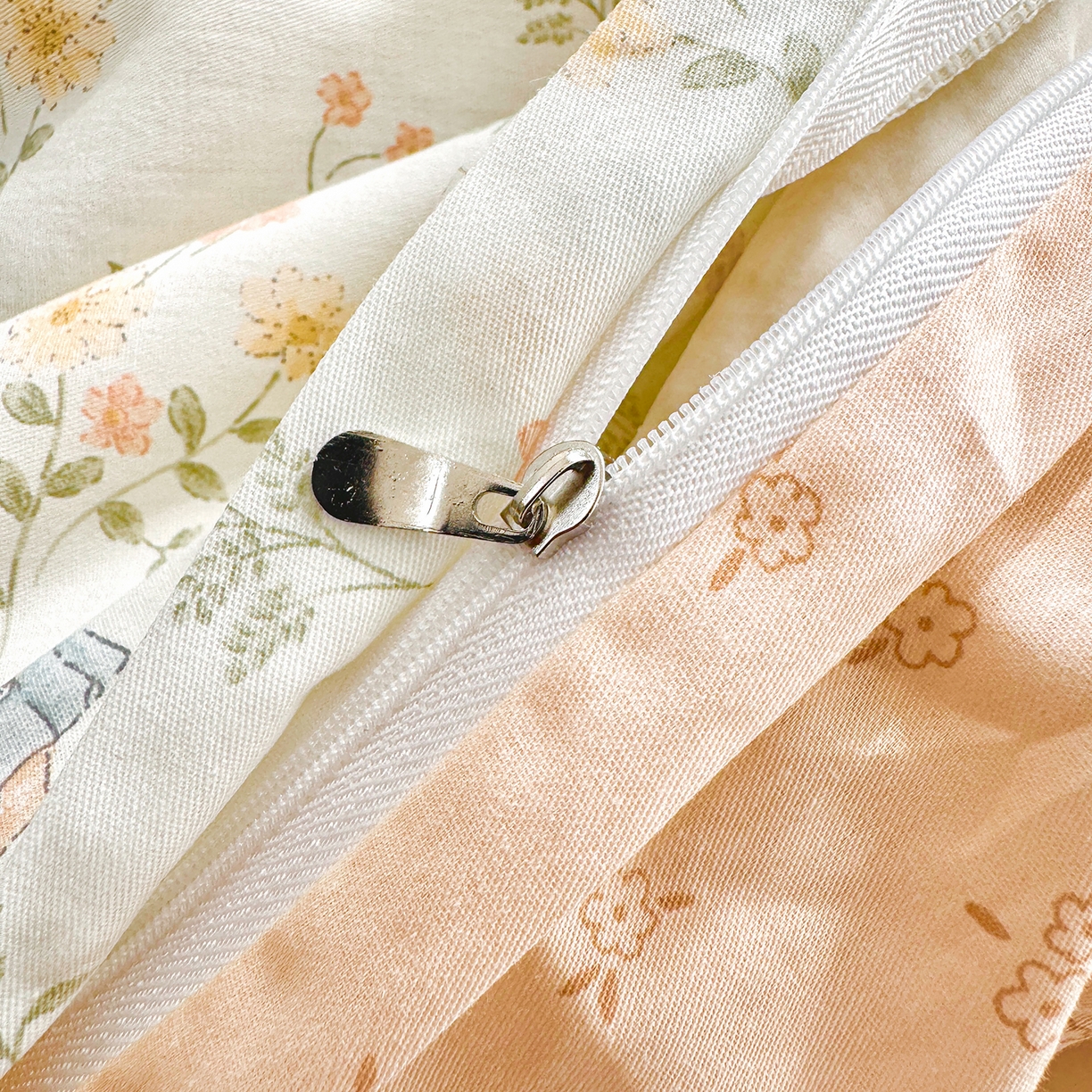 91家纺网 家纺一手货源 找家纺 壹贝家纺 2026新款小清新100%全棉纯棉印花系列被套单件-单被套 甜梦