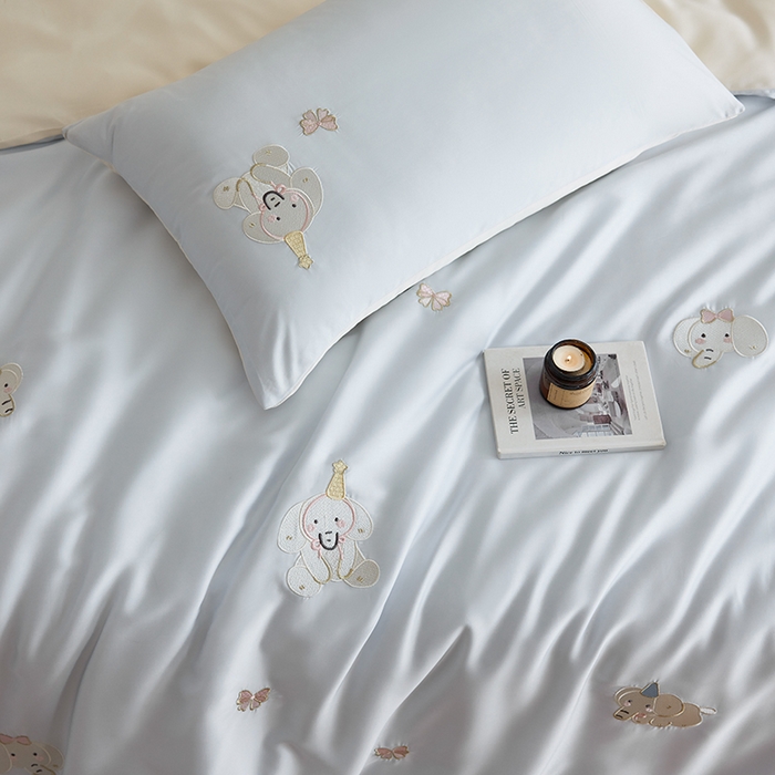 91家纺网 家纺一手货源 找家纺 （总）沐珩家纺 2026新款兰精进口60S天丝绣花四件套