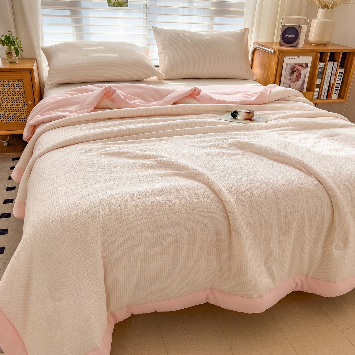 91家纺网 家纺一手货源 找家纺 （总）斯尔顿 2026新款莫兰迪系列夏凉被