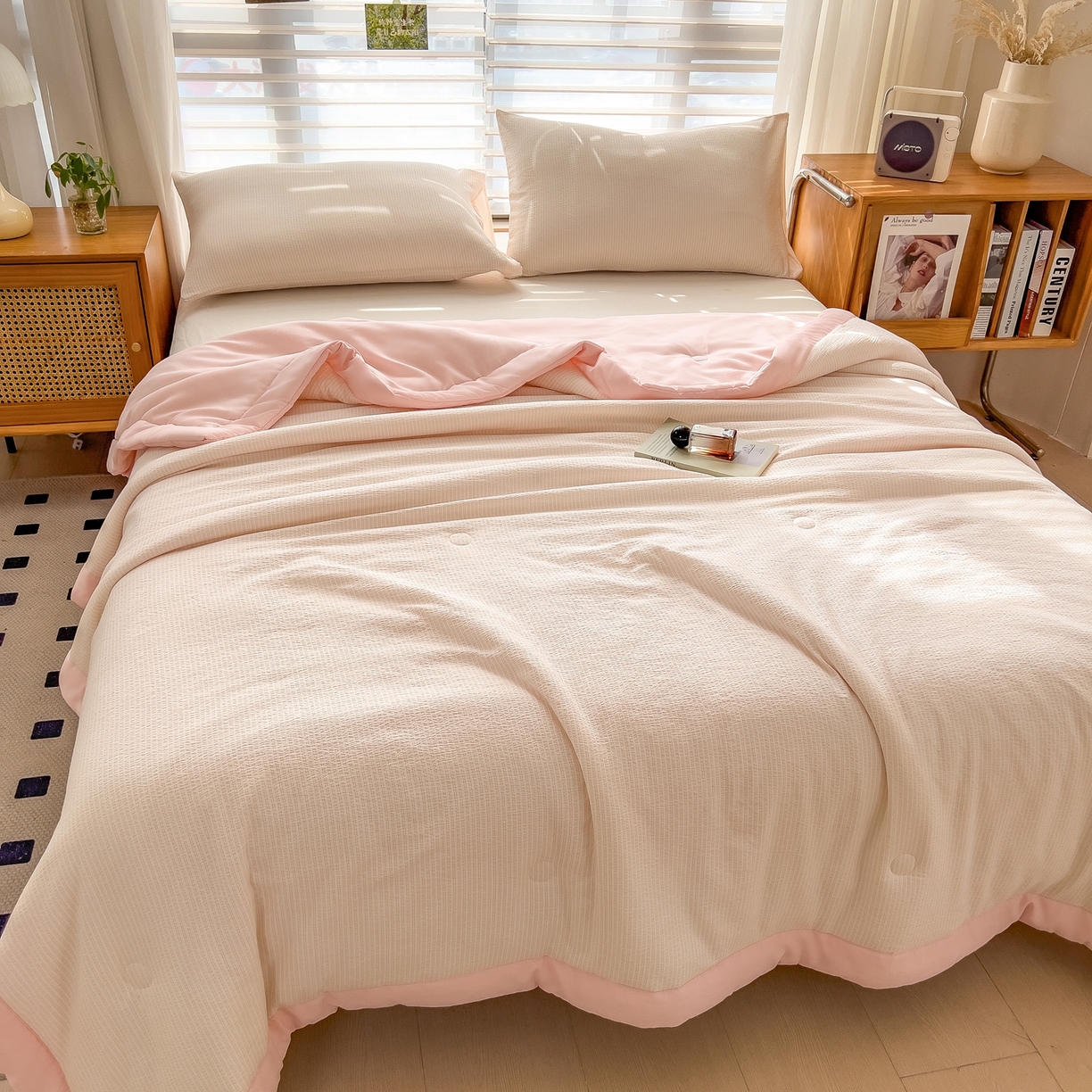 91家纺网 家纺一手货源 找家纺 （总）斯尔顿 2026新款莫兰迪系列夏凉被