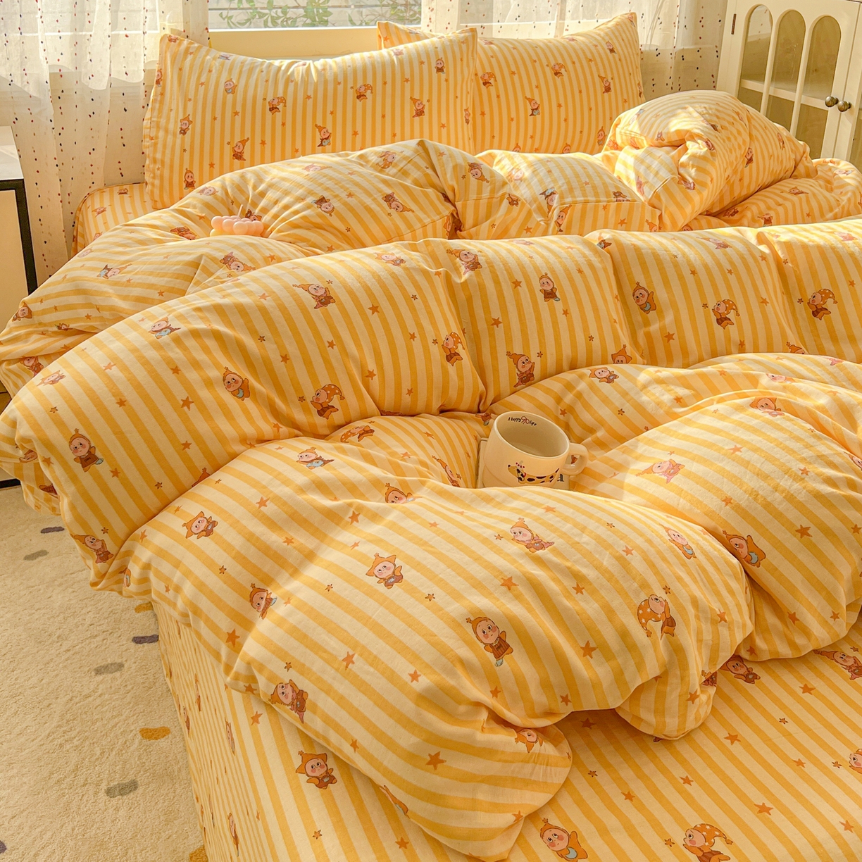 91家纺网 家纺一手货源 找家纺 （总）感遇家纺 2026新款全棉纯棉印花13372四件套