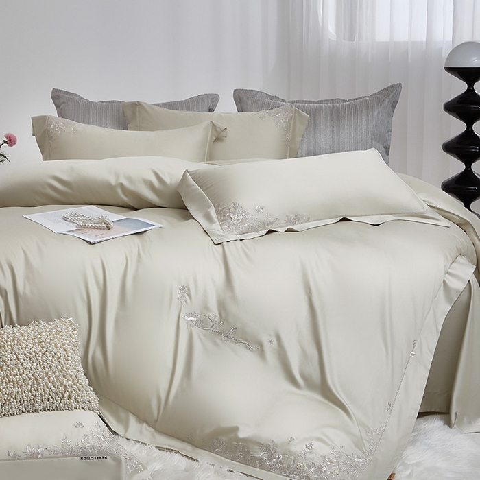 91家纺网 家纺一手货源 找家纺 （总）诗黛尔 2026春夏新品 艾能棉刺绣 嘉伯丽尔系列