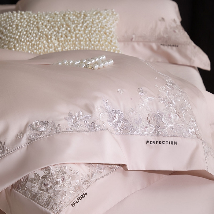 91家纺网 家纺一手货源 找家纺 （总）诗黛尔 2026春夏新品 艾能棉刺绣 嘉伯丽尔系列